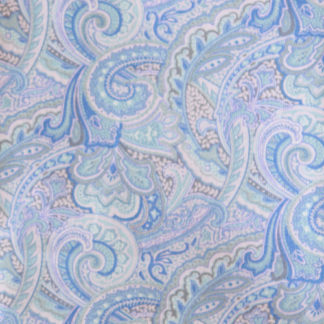 Blue Paisley Fun Bun