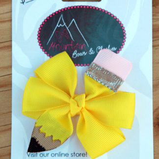 Pencil Pinwheel Bow
