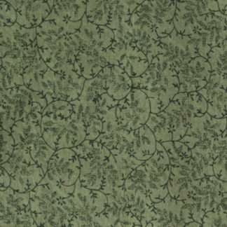 Olive Green Vines Fun Bun