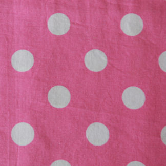 Pink with White Dots Fun Bun