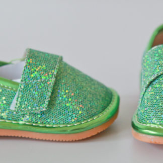 Green Sparkle Squeaky Shoes