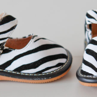 Zebra Squeaky Shoes
