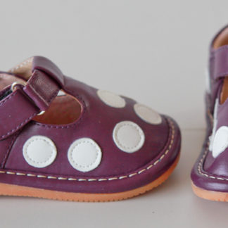 Purple T-strap Squeaky Shoes