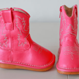 Hot Pink Cowboy Boots Squeaky Shoes
