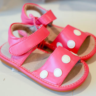 Pink Sandals Squeaky Shoes