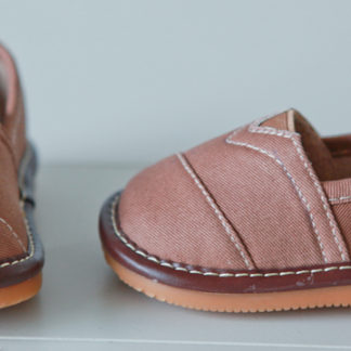 Brown Canvas Squeaky Shoes