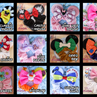 Mickey & Friends Inspired Character Scrunchies
