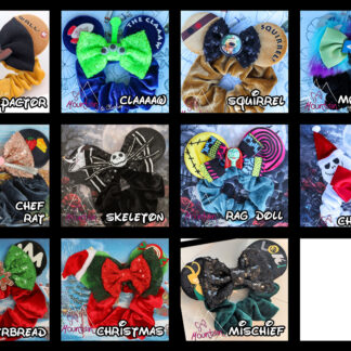 More Character Scrunchies