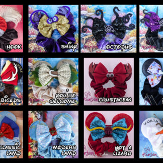 Disney Villain and Sidekick Inspired Scrunchies